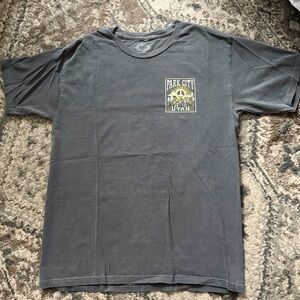 Park City Utah Charcoal Tee
